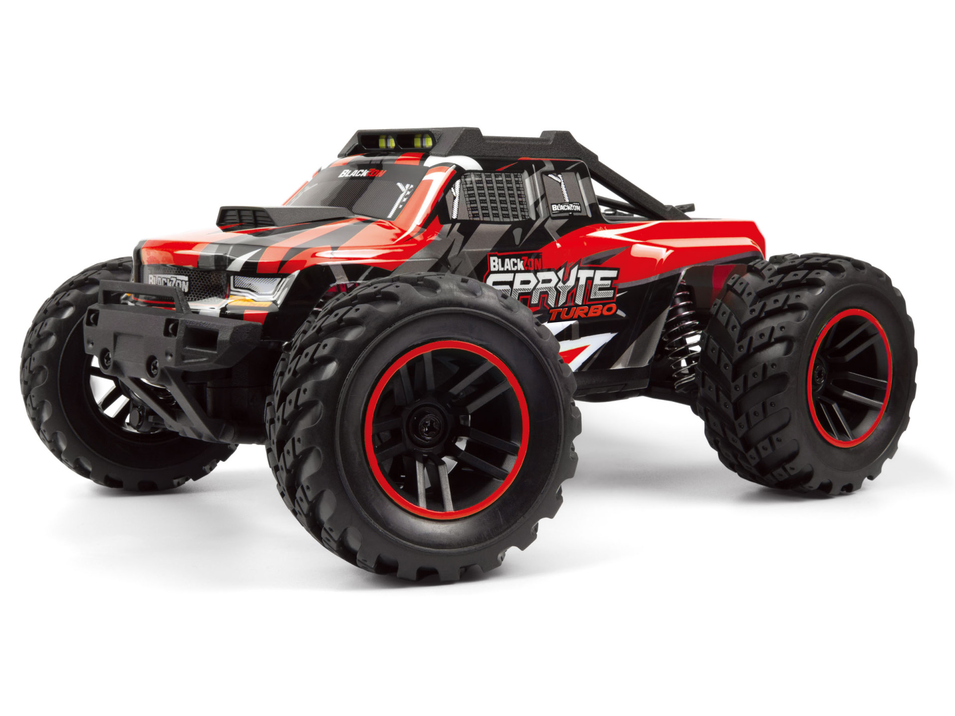 BLACKZON Spryte MT Turbo 1/20 4WD Brushless Monster Truck Rot 540290 - Abbildung 1