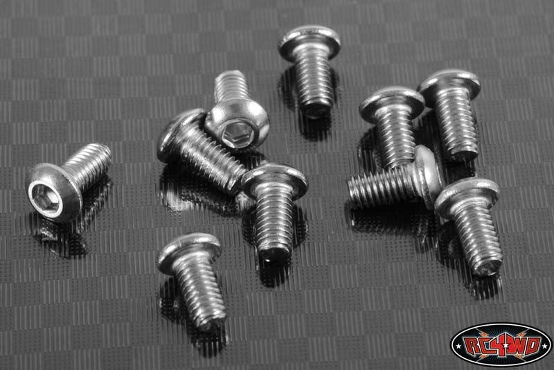 RC4WD Button Head Cap Screws M3 x 6mm (10) Z-S0960