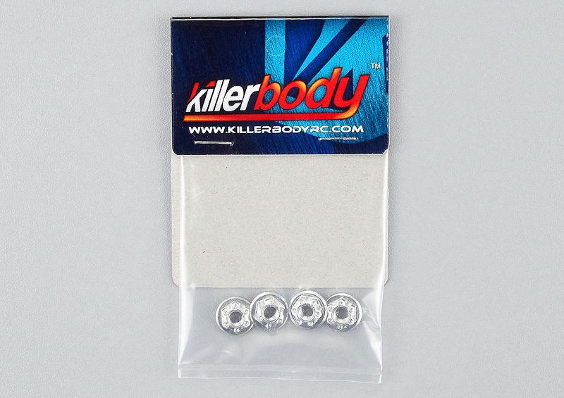 KB48365SL Radmuttern Aluminium Silber (4 Stk)