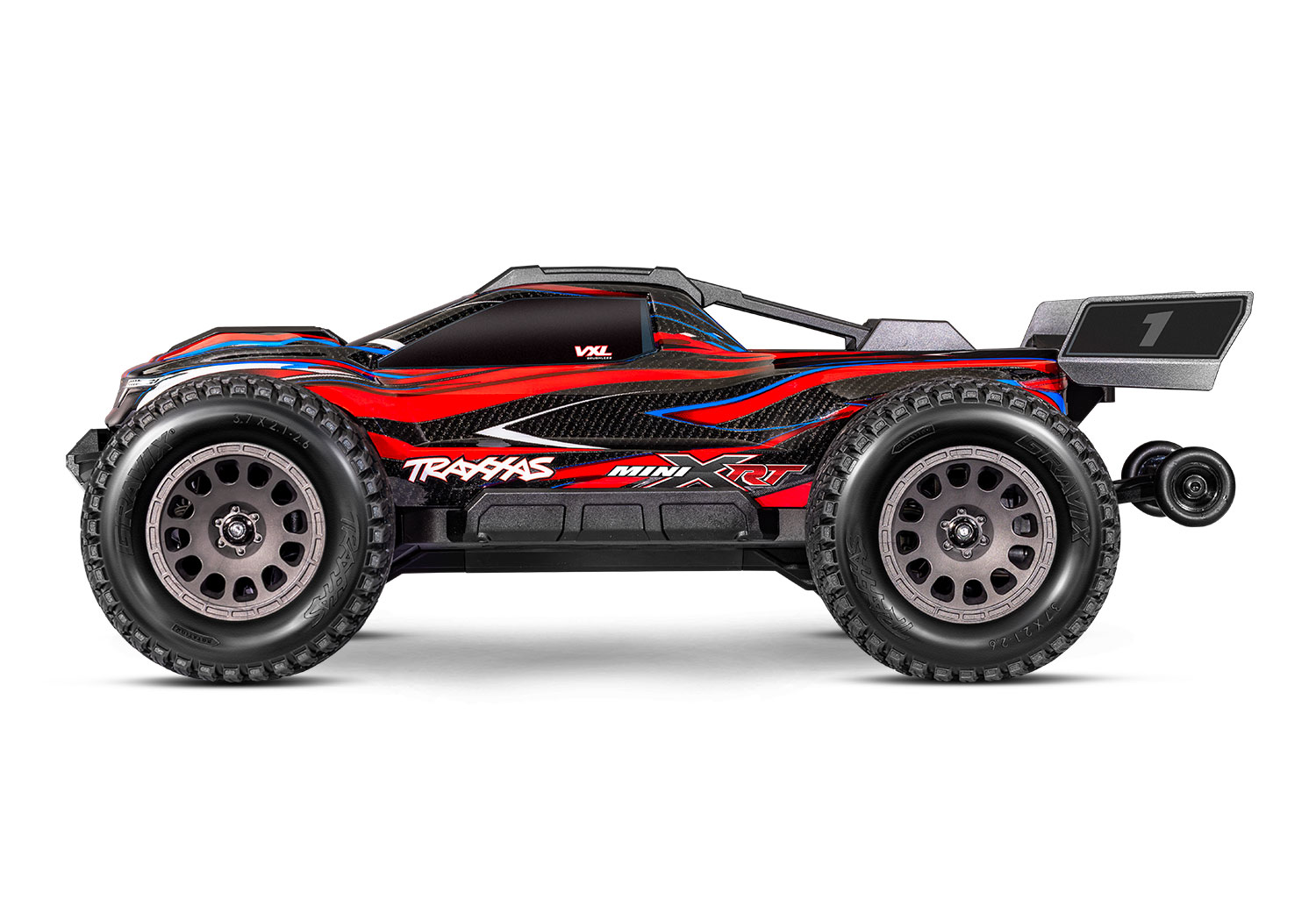 Traxxas MINI-XRT VXL-3S 4x4 1/16 Race Truck Rot mit 2S Akku/Lader 108076-1 - Abbildung 3