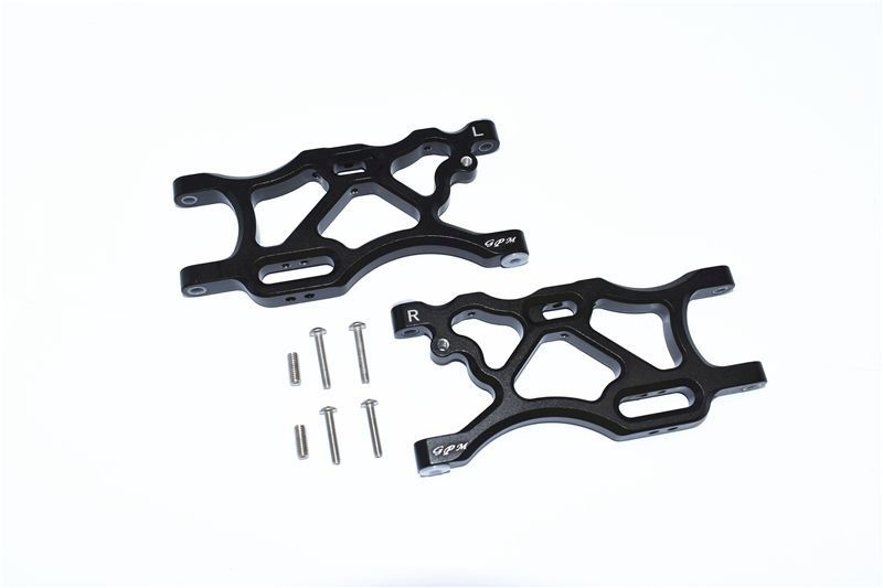 GPM Alu Querlenker unten hinten schwarz ARRMA Limitless, Infraction, Kraton, Typhon 6s MAF056BK