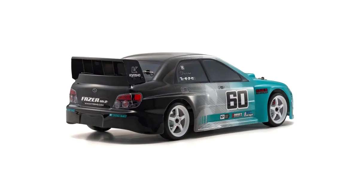 Kyosho FAZER MK2 Subaru Impreza 2006 Drift T1 1:10 Readyset 34473T1B