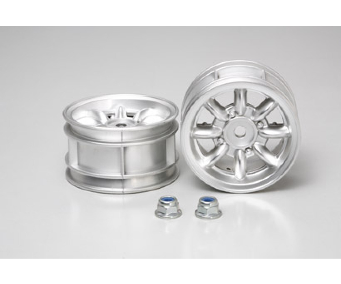 Tamiya 50676 M-Chassis 8-Spei. Felgen (2) Chrom 24mm 300050676