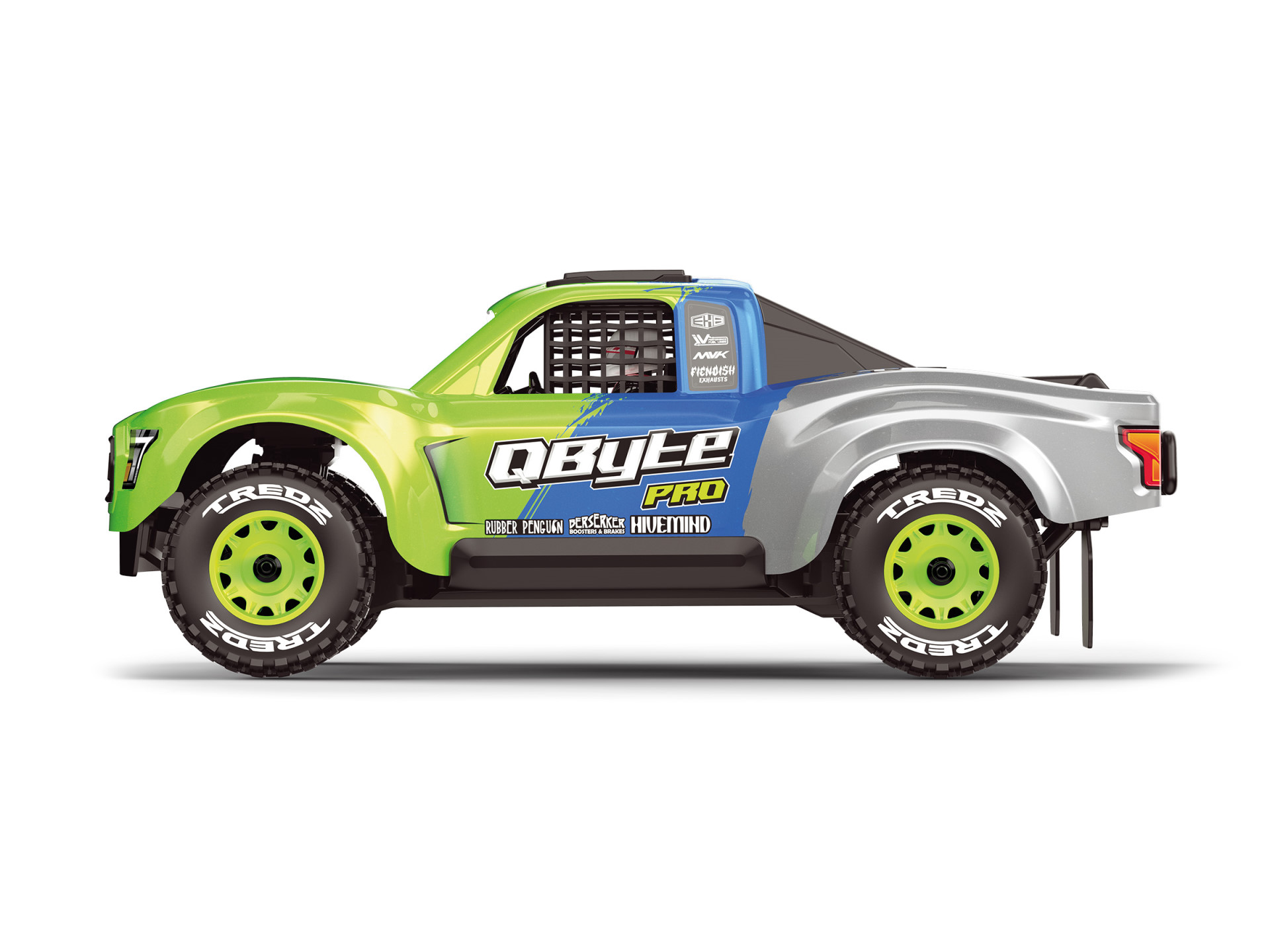 Maverick QByte SC Pro 1/12 Brushless Short Course Truck Fluoreszierend Grün MV151203 - Abbildung 3