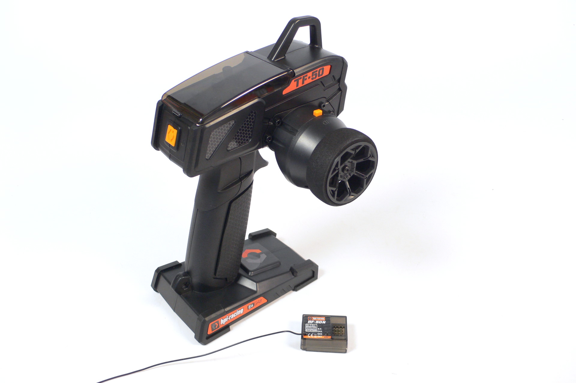 HPI Fernsteuerung TF-50 4-Kanal 2,4GHz incl. Nitro RF-50N Empfänger Pistolensender - Abbildung 1