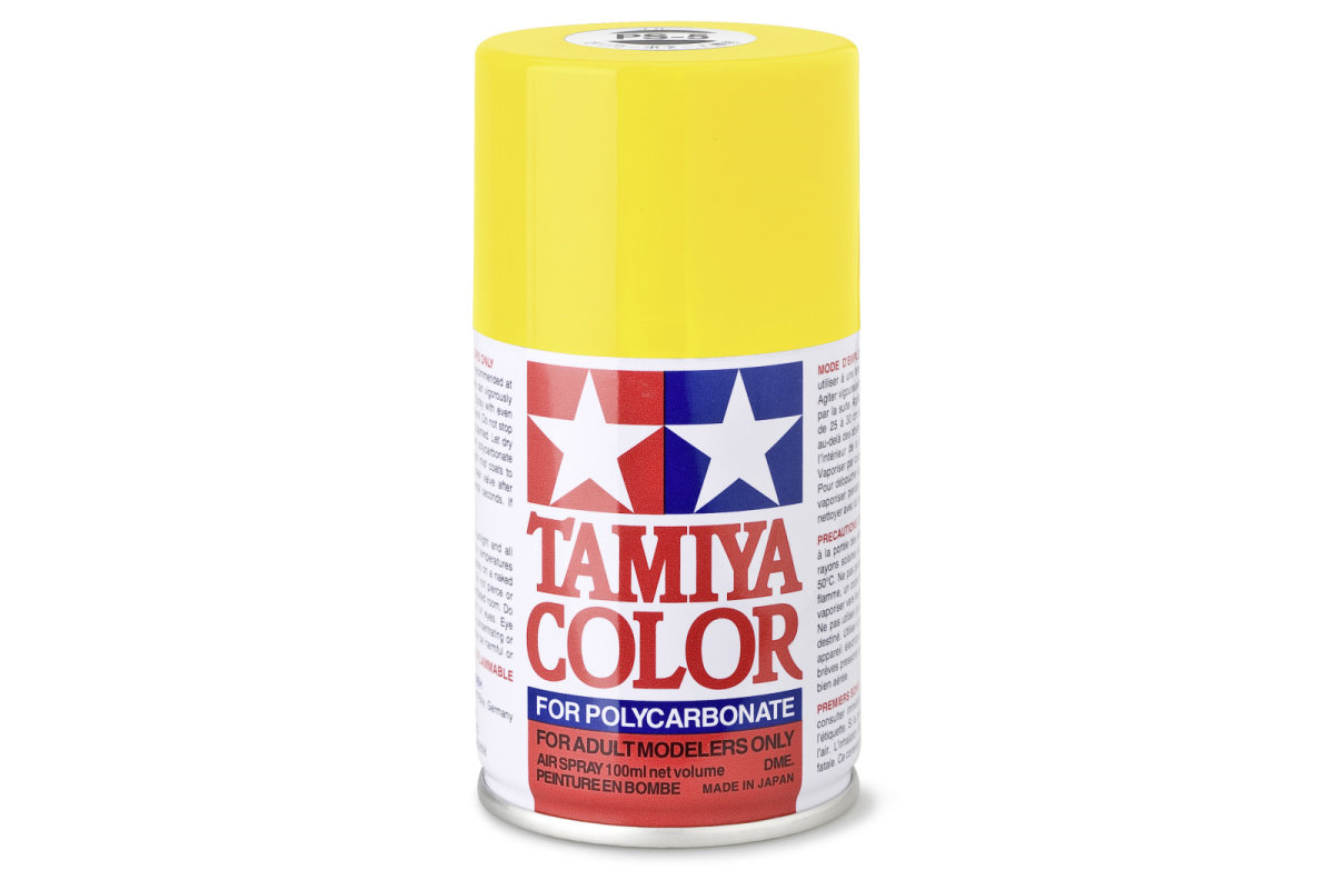 Tamiya Color Lexan Spray Farbe PS-6 Gelb PS6 Yellow 100ml 300086006