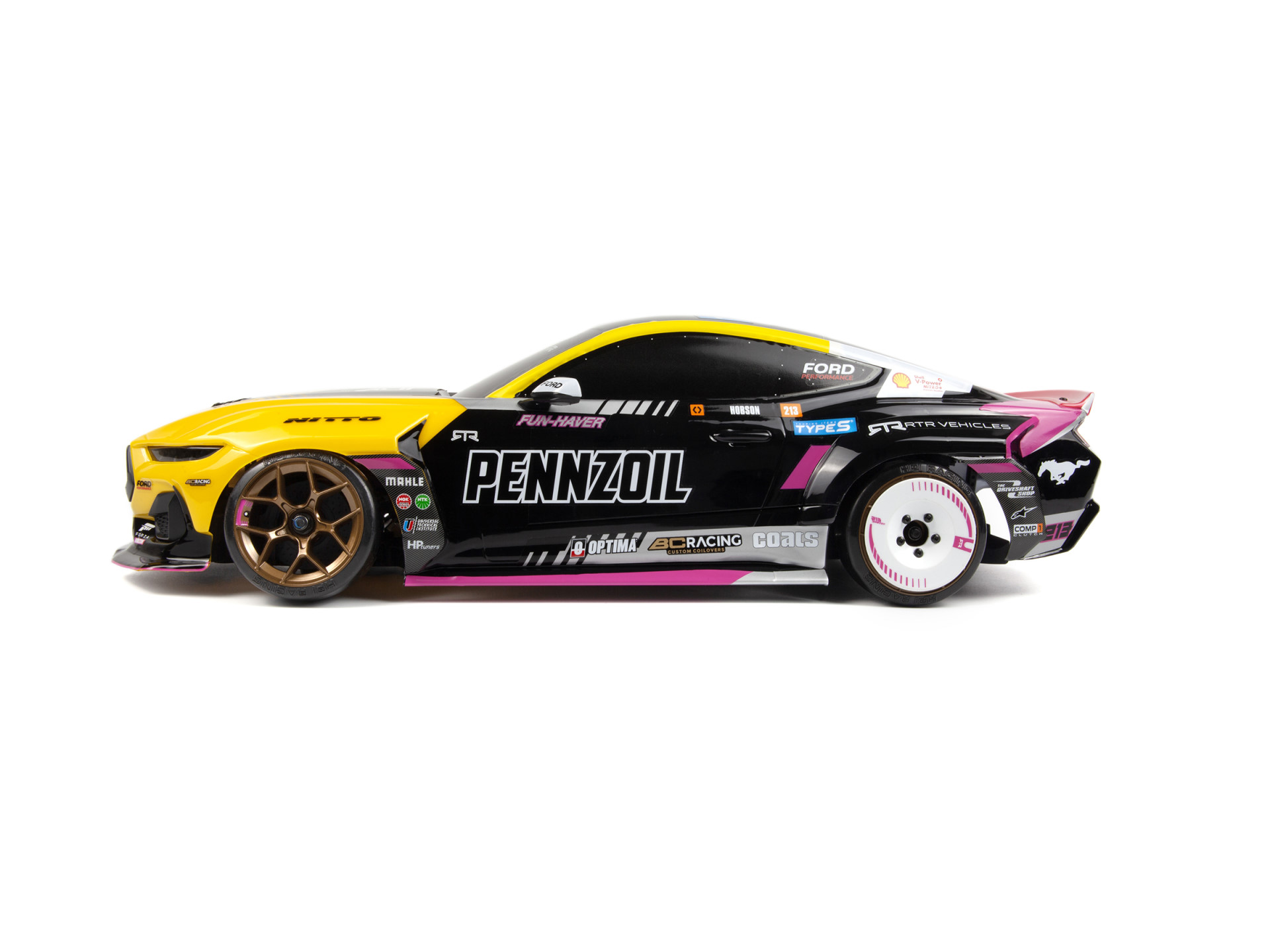 HPI Stage-D10 Flux Ford Mustang GT RTR S650 - B.Hobson Brushless Drift RC-Car 161009 - Abbildung 2
