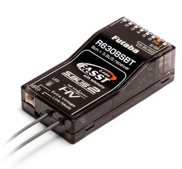 Futaba Empfänger 8CH S.BUS, S.BUS2, 2.4GHz FASST Begrenzte Stückzahl FPR6308SBT