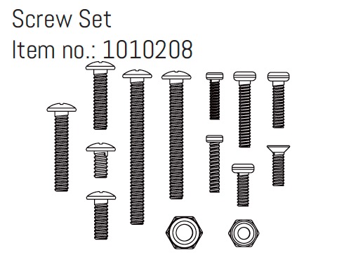 Hobby Plus Screw Set for - GOAT 240384