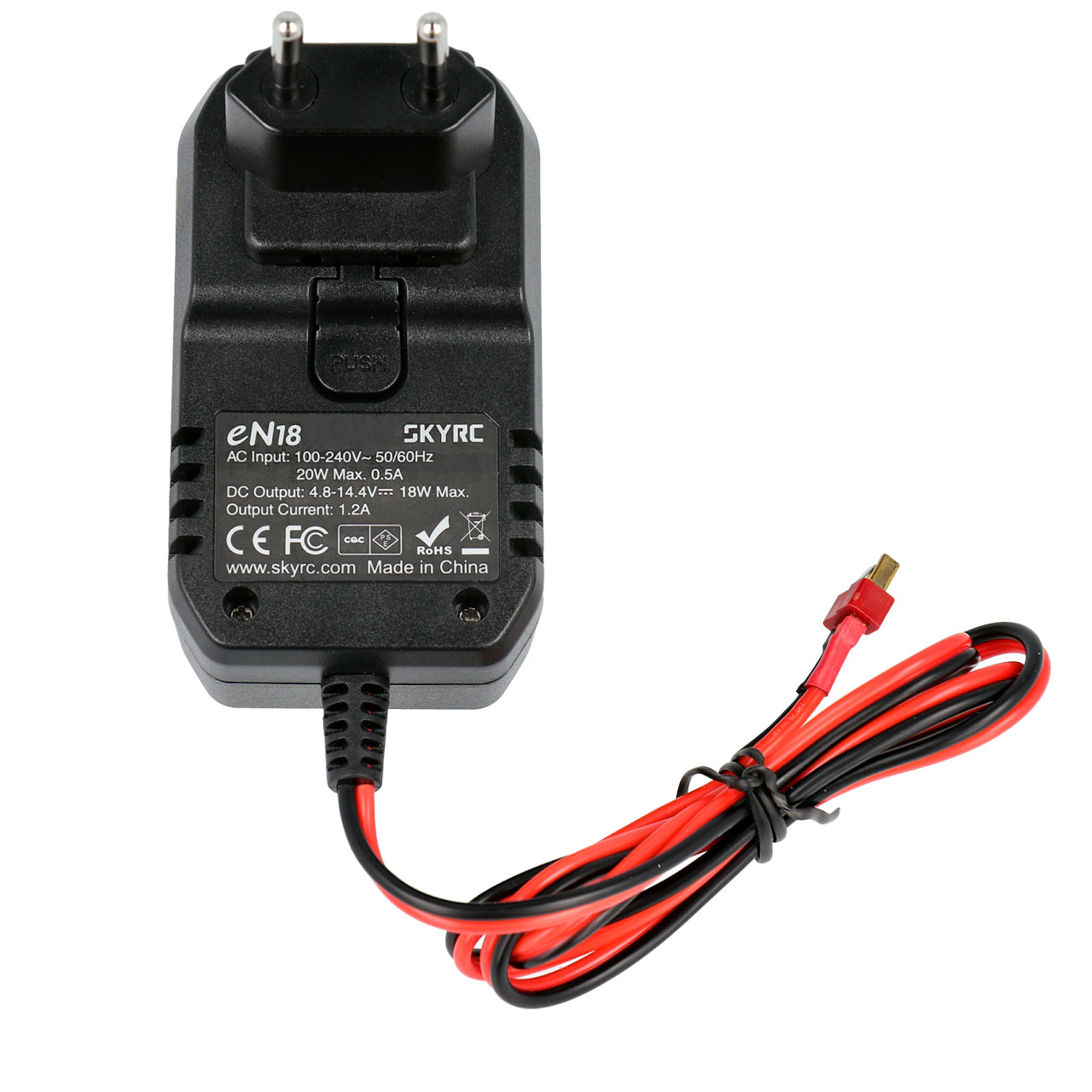 SkyRC eN18 Ladegerät NiMh 4-8 Zellen 1,2A T-Stecker SK-100184-01