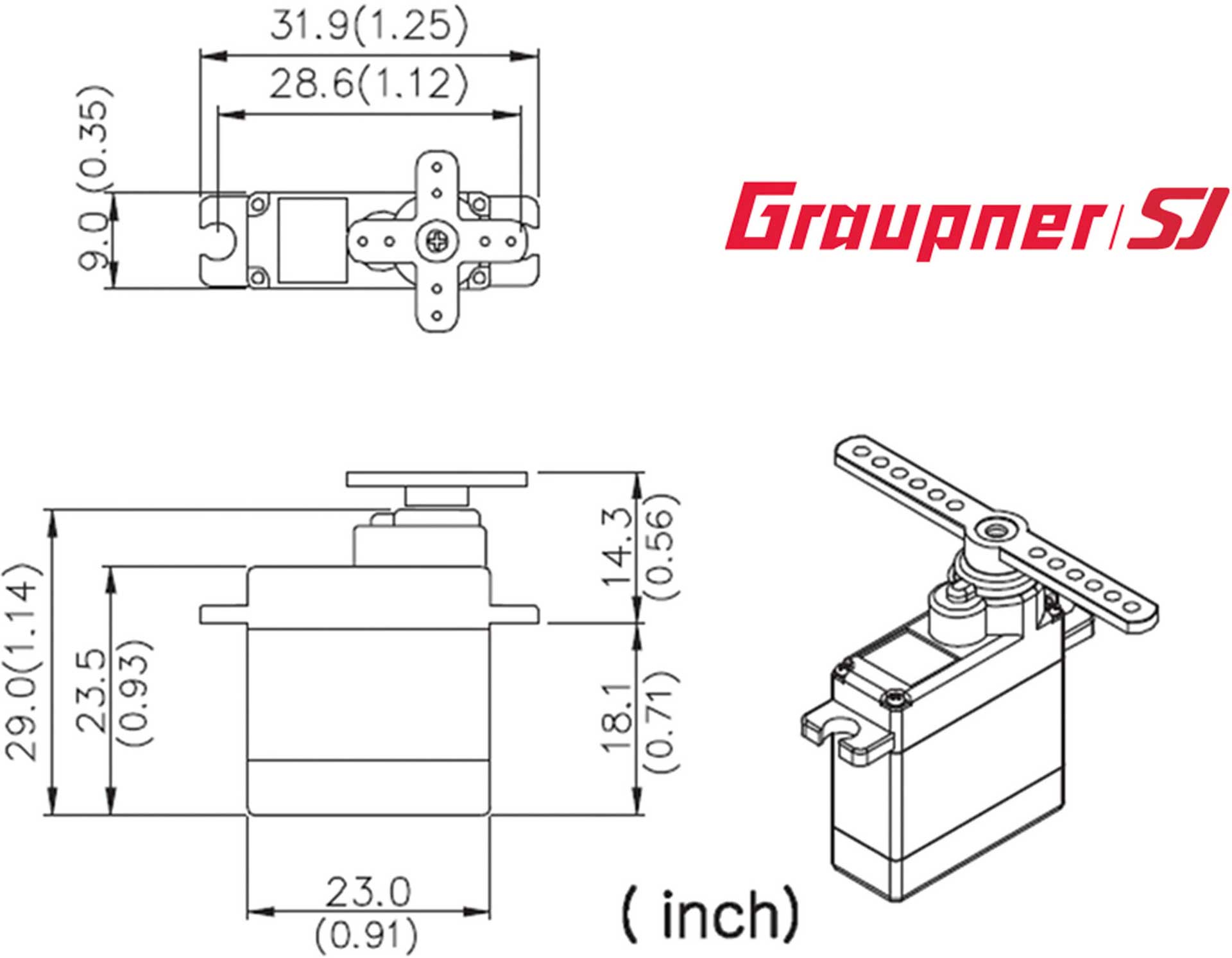 GRAUPNER DES 428 BB MG DIGITAL SERVO 7911