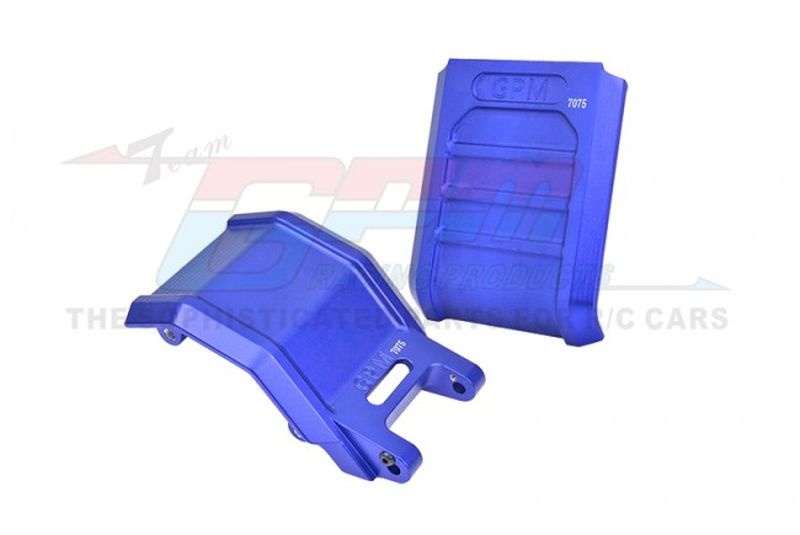 GPM Alu Skid-Platten-Set blau 1/4 PROMOTO-MX MOTORCYCLE RTR FXR-LOS06000/60 MX016ABB