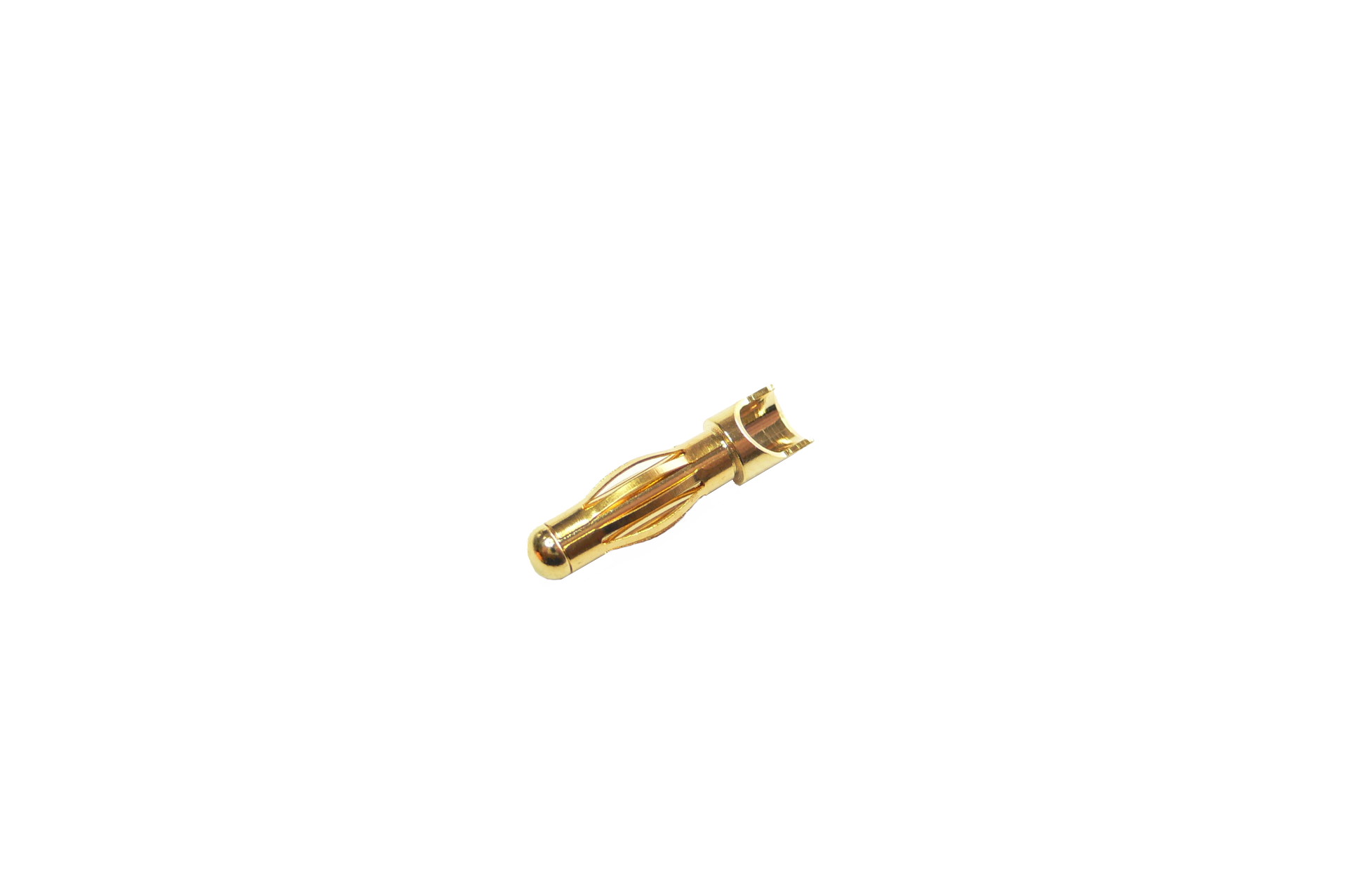 4mm Goldkontakt Stecker Goldstecker Goldverbinder male männchen lose - Abbildung 1