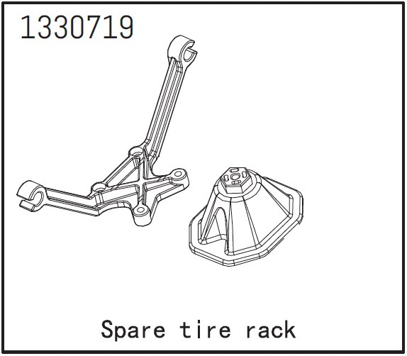 Absima Ersatzradhalterung - BronX 1330719