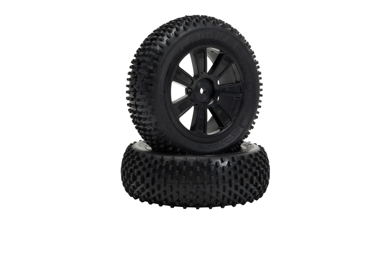 LRP VTEC Kamikaze 10 4WD vorne Komplettrad 1/10 Buggy J-Compound