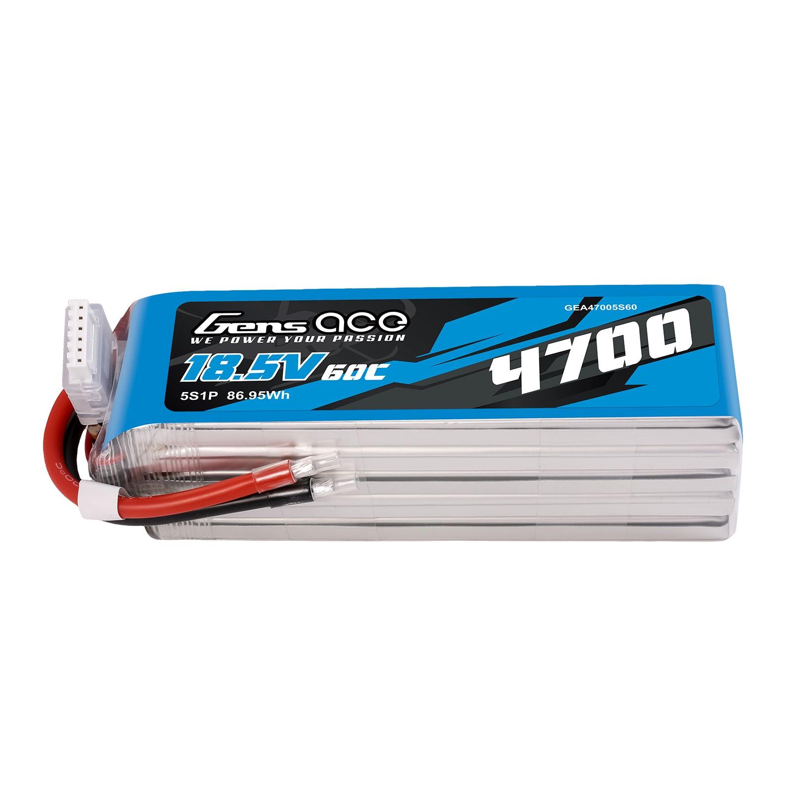 Gens Ace 4700mAh 18.5V 25C 5S1P Lipo Akku (F3A) GEA47005S60