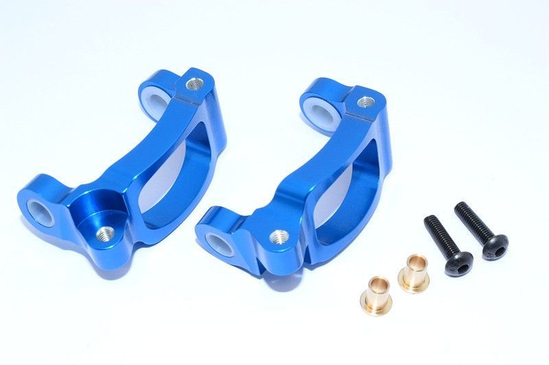 GPM Alu C-Hub vorn blau Tamiya TT02B