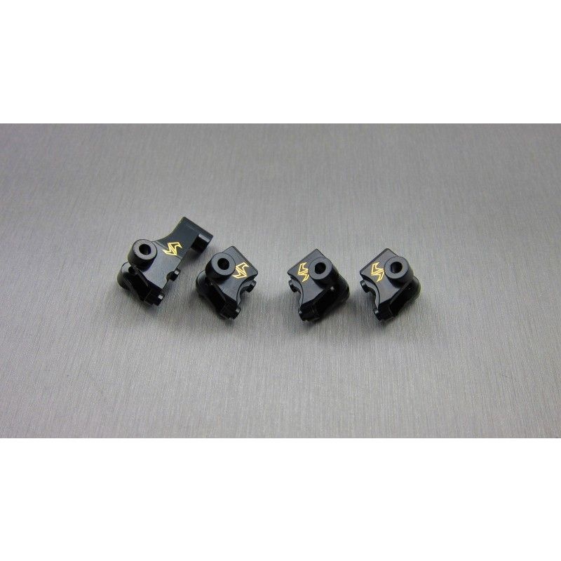 SAMIX Messing Dämpfer/Aufhängungshalter unten schwarz für TRX TRX4 & 6 TRX4-4042