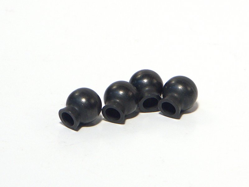 HPI Kugelkopf 6.8X7.3X3mm (schwarz/4St) 86059