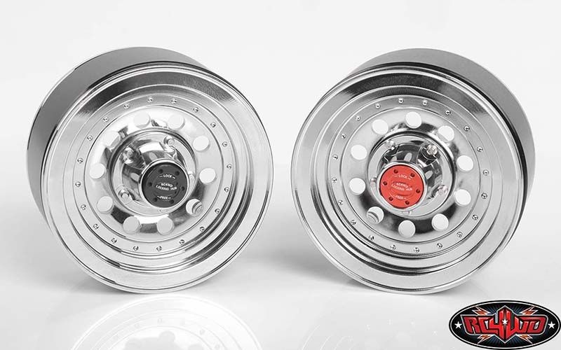 RC4WD Classic 10-Hole Chrome 1.9  Beadlock Wheels Z-W0296