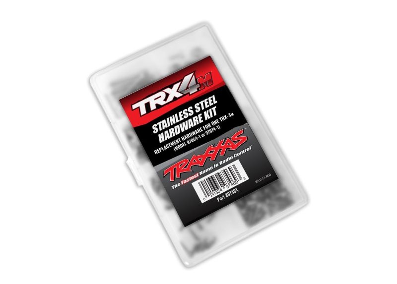 Traxxas Edelstahl Schrauben Satz TRX4m 9746X - Abbildung 1