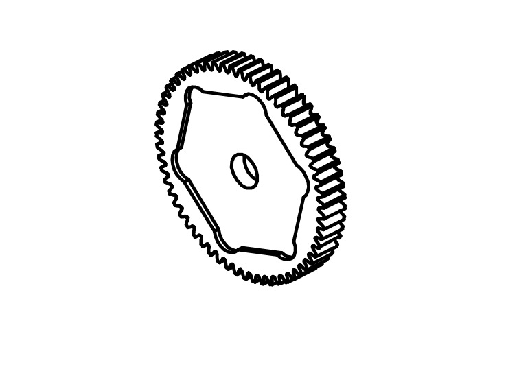 Absima Steel Center Main Gear 1610156