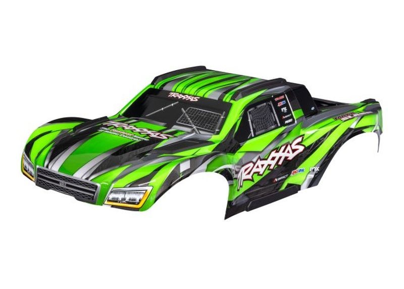 Traxxas Karosserie Maxx Slash grün mit Aufkleber  10211-GRN