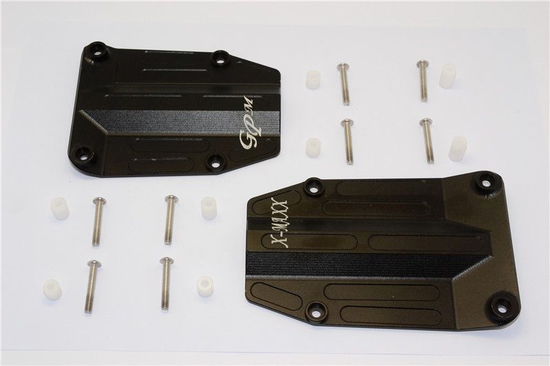 GPM Alu Unterbodenschutzplatte mitte schwarz Traxxas X-MAXX