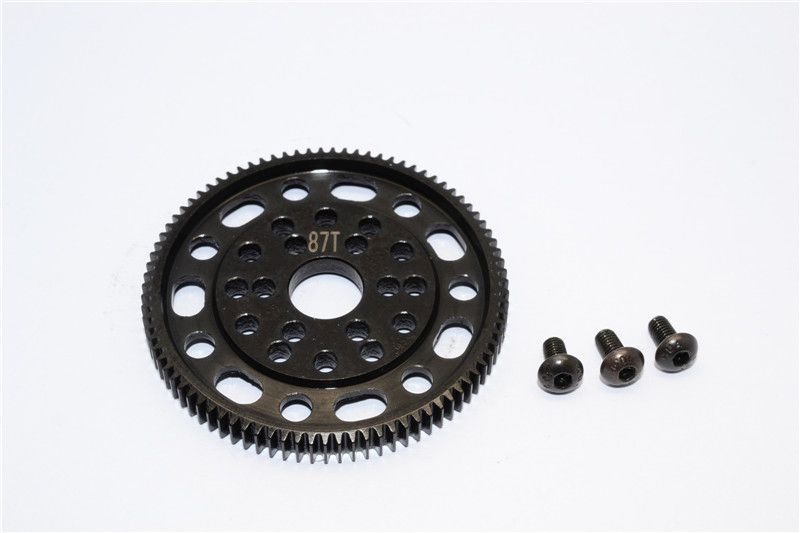 GPM Stahl Hauptzahnrad 87T 48dp Axial SCX10, Wraith
