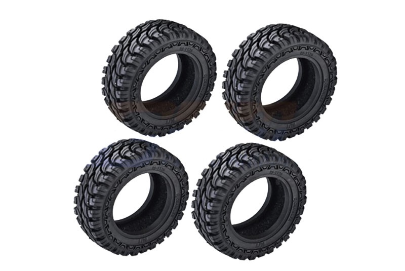 GPM High-Grip-Reifen 1.33 mit Einlagen 58x24mm (4) Traxxas-4M, SCX24