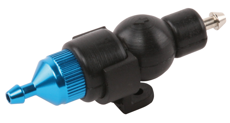 R07121B Treibstoffilter mit Pumpventil Blau - Abbildung 1