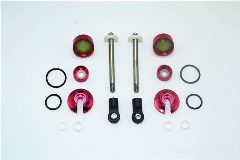 GPM Alu Ersatzteile für Dämpfer hinten rot ARRMA Senton, Typhon 6s MAS110R/KITR