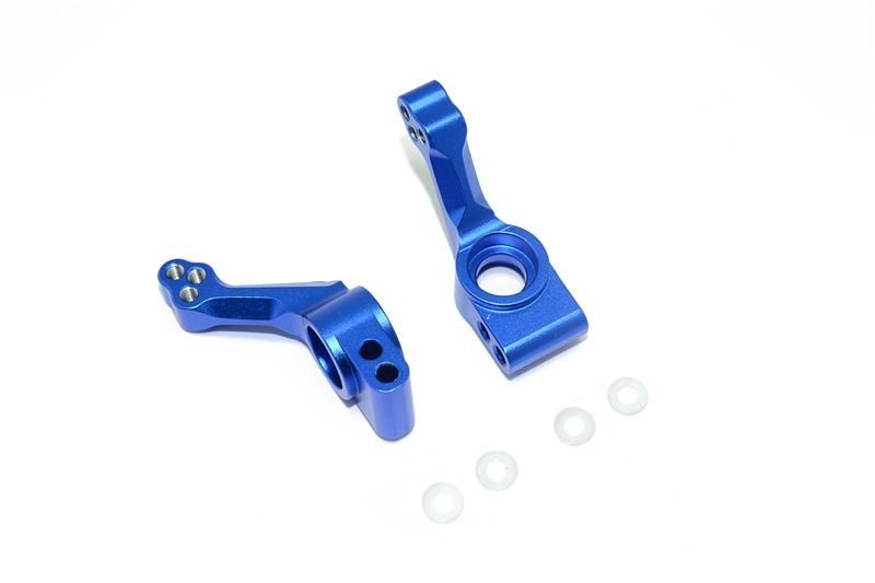 GPM Alu Radträger hinten blau Traxxas Slash 2WD