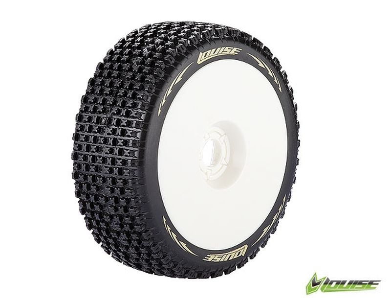 Louise B-Pirate super soft Felge gelb (2) Verbrenner 1:8 Offroad L-T3126VY