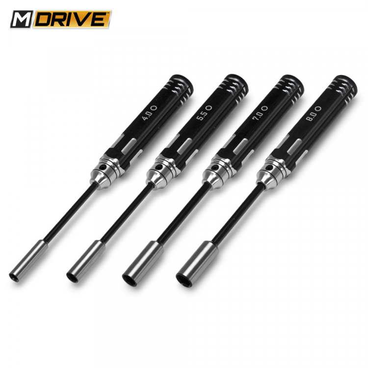 M-DRIVE Steckschlüssel Set 4, 5.5, 7 & 8mm MD30000