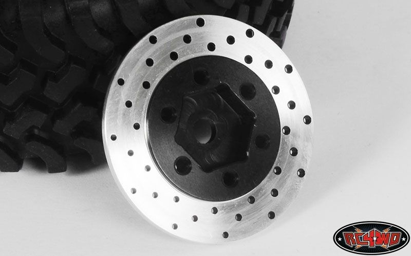 RC4WD 1.9/2.2 6 Lug Steel Wheel Hex Hub with Brake Rotor Z-S0530