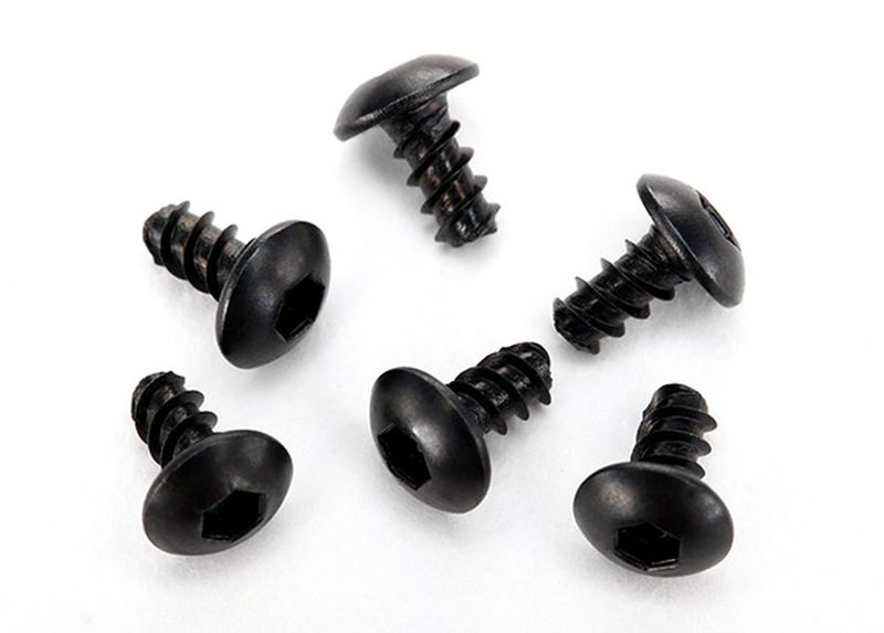 Traxxas Schrauben, 2.6x5mm Rundkopf M-Gewinde (Innensechskant) (6) 7944