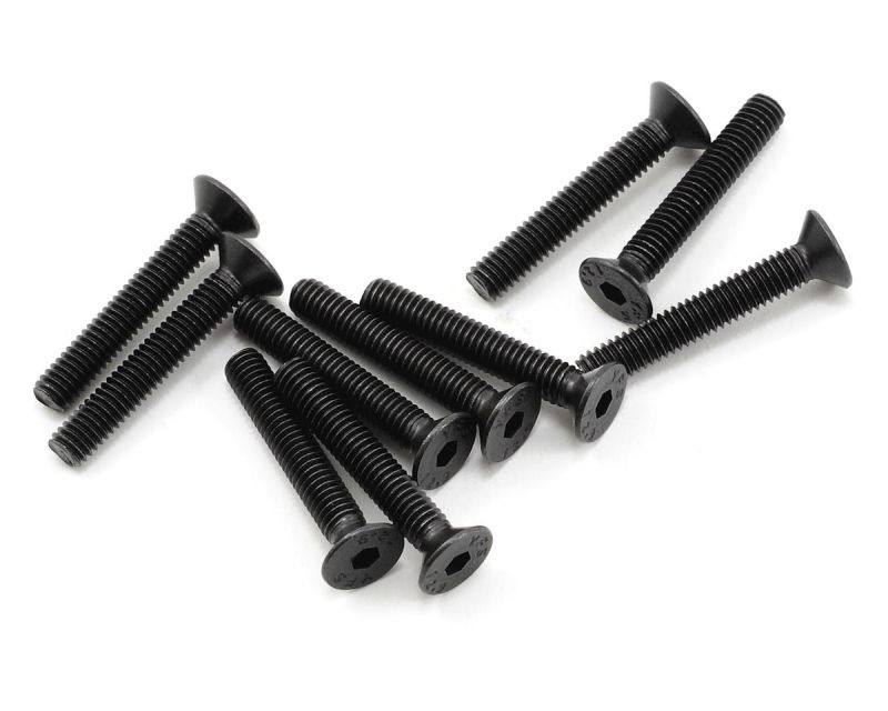 ProTek RC 4x25mm High Strength Flachkopfschrauben (10)  PTK-H-2309