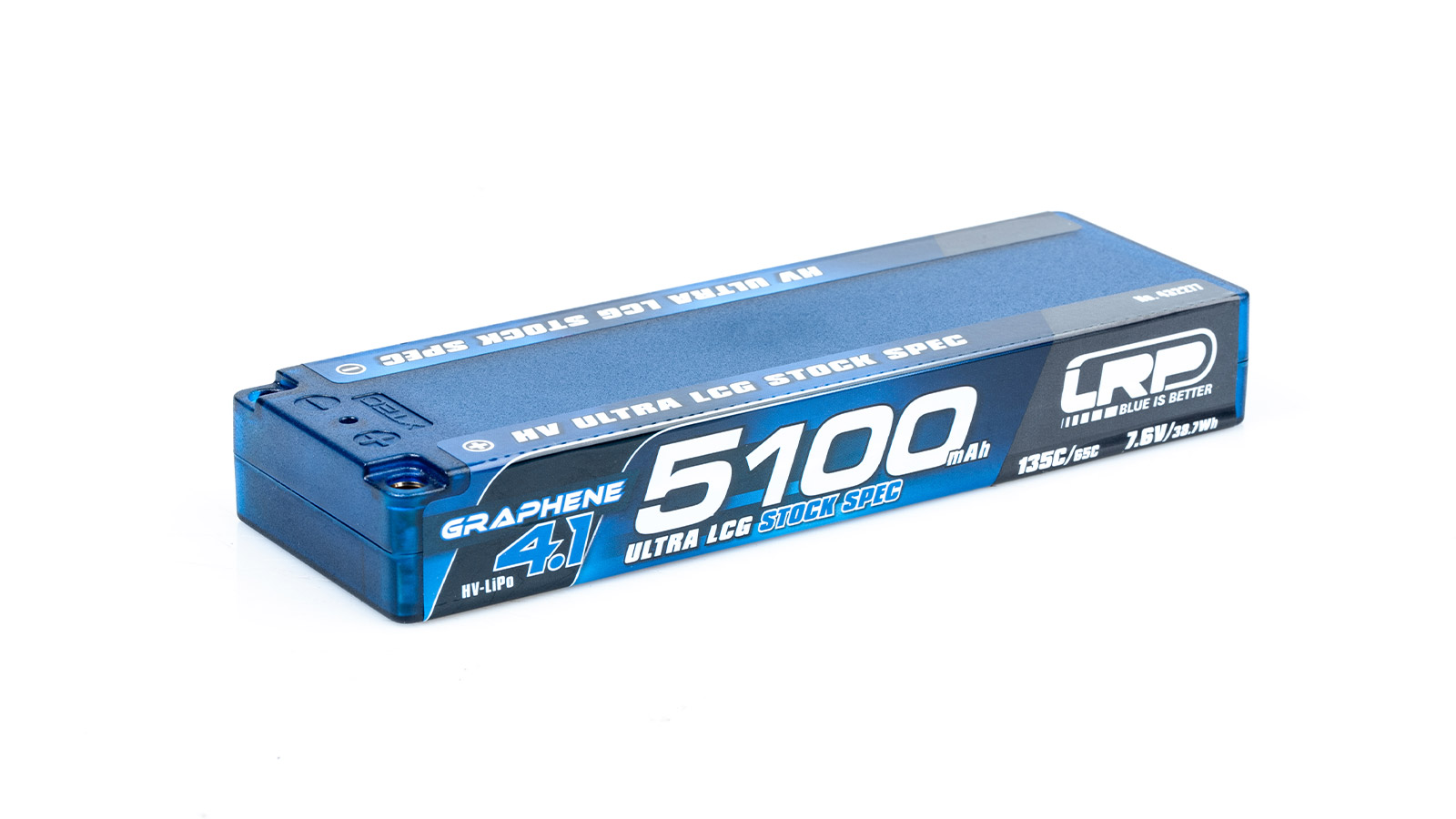 LRP HV Ultra LCG Stock Spec GRAPHENE 4.1 5100mAh Hardcase 7.6V LiPo 135C / 65C