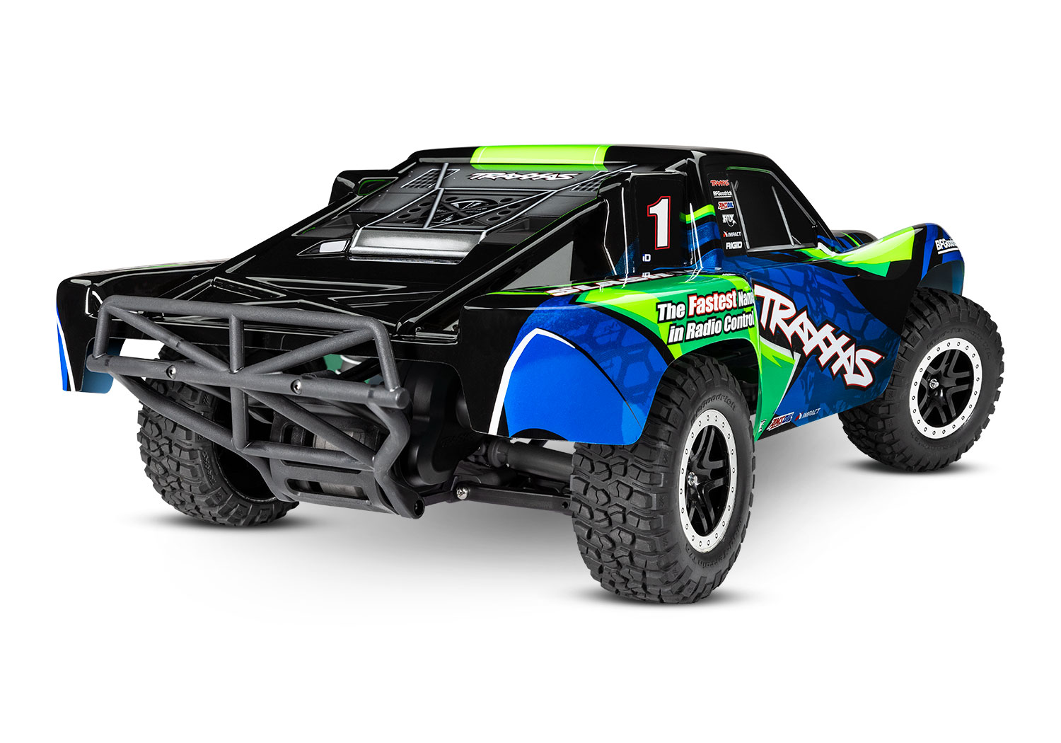 Traxxas Slash VXL 2WD Grün 1/10 Brushless HD Short-Course RTR Clipless 58376-74 - Abbildung 2