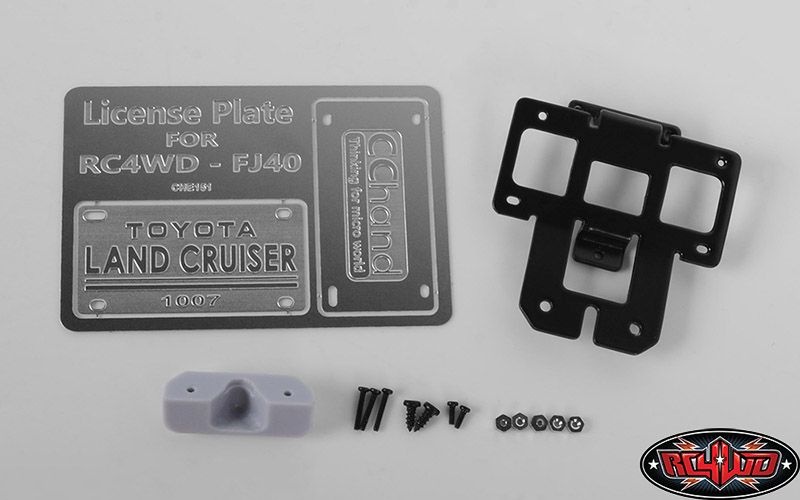 Rear License Plate System for RC4WD G2 Cruiser VVV-C0464