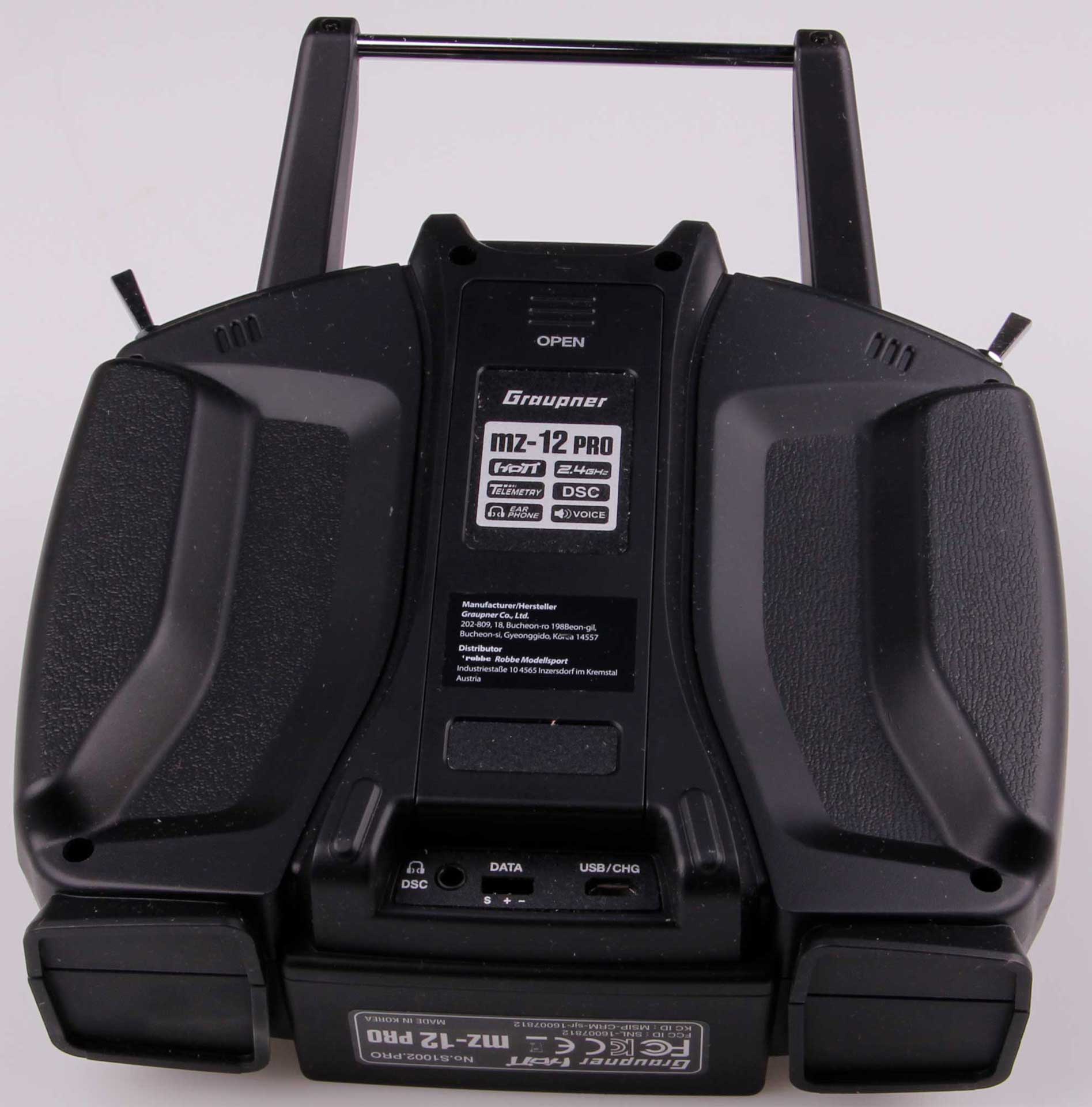 GRAUPNER MZ-12 PRO HOTT Einzelsender 2,4Ghz Fernsteuerung S1002.Pro.77