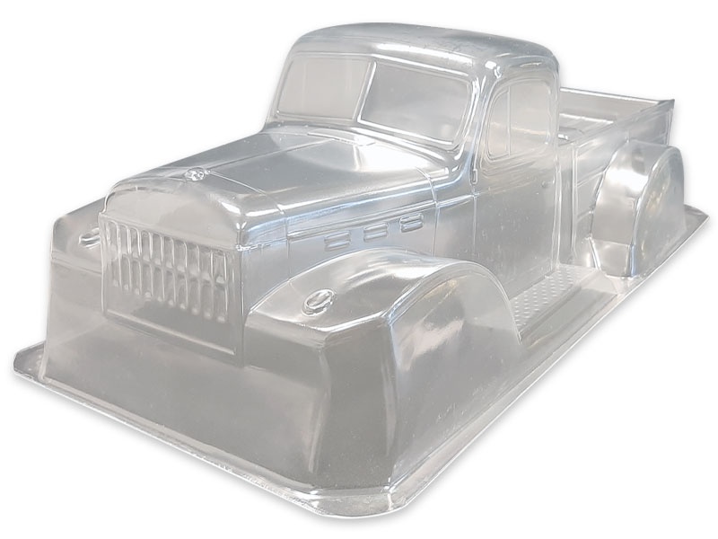H-SPEED Classic Pick-up #1 313mm Karo inkl. Dekor & Scheibenabkleber HSPL002