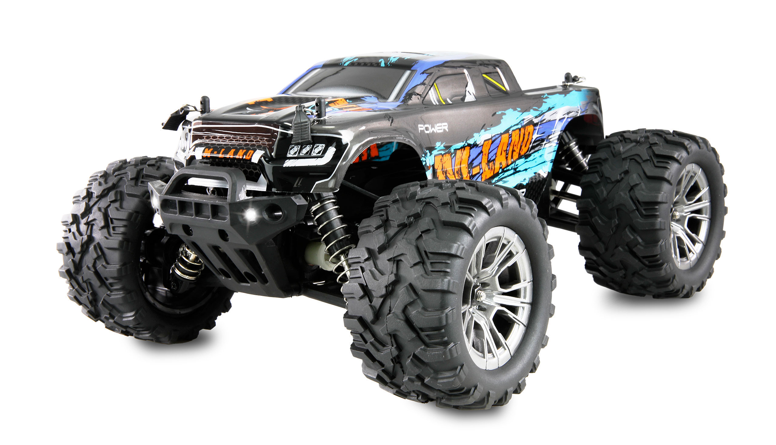 Amewi M-Land Monstertruck 48km/h 4WD 1:16 RTR blau 22623