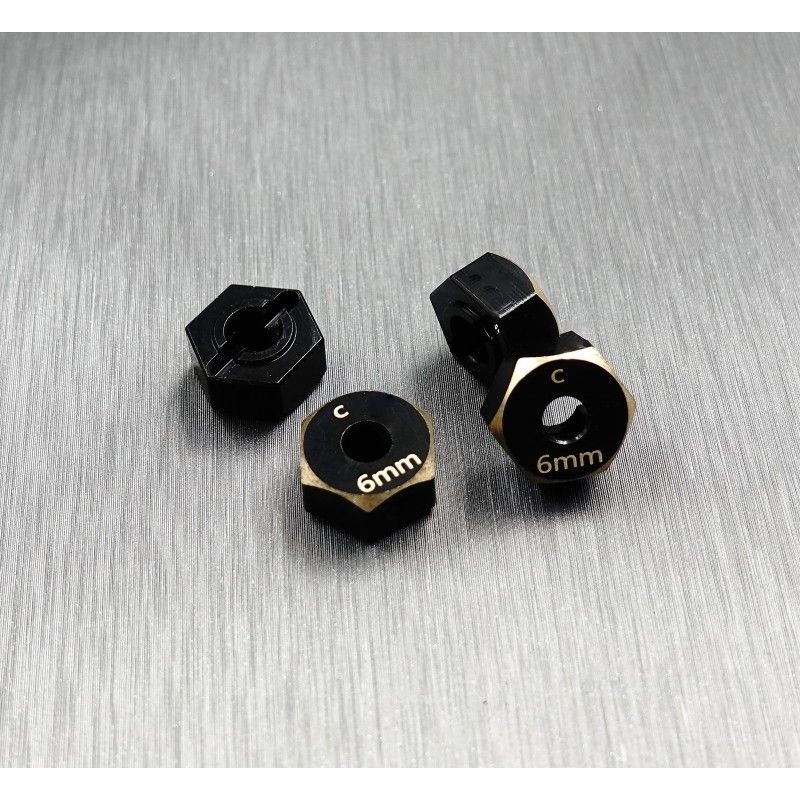 SAMIX Messing Hex adapter (6mm) für MST CFX-W CFXW-4063-6