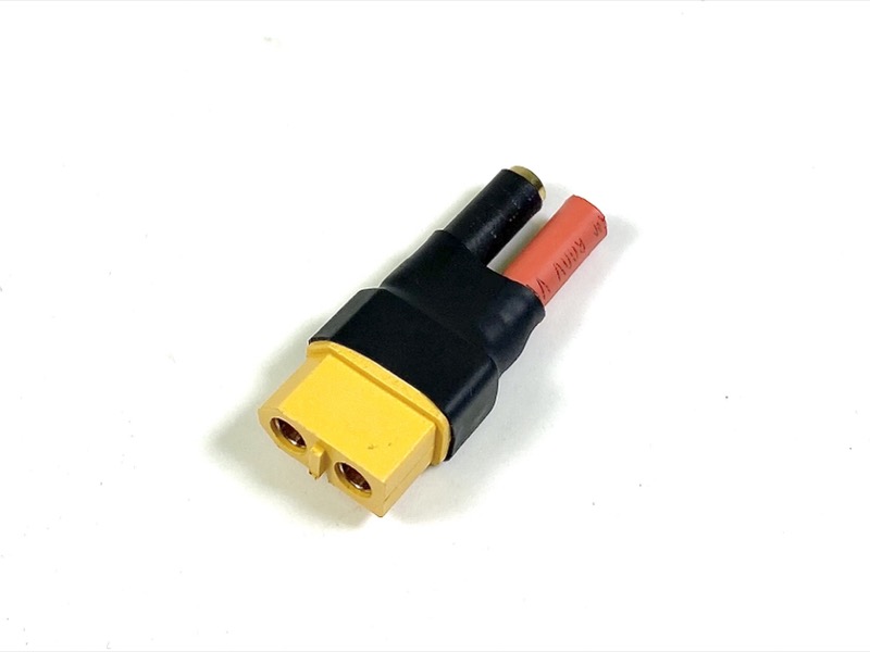 Absima Adapter 4mm Banane (W) auf XT60 (M) Kompakt-Version 3040059
