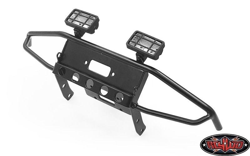 RC4WD Guardian Steel Front Winch Bumper w/ Lights VVV-C0928