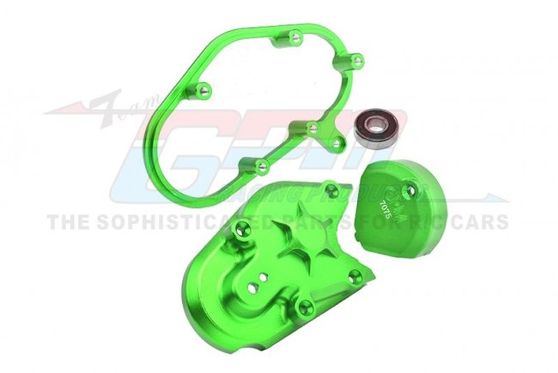 GPM Alu Getriebegehäuse-Set grün 1/4 PROMOTO-MX MOTORCYCLE RTR FXR-LOS06000/60 MX038G