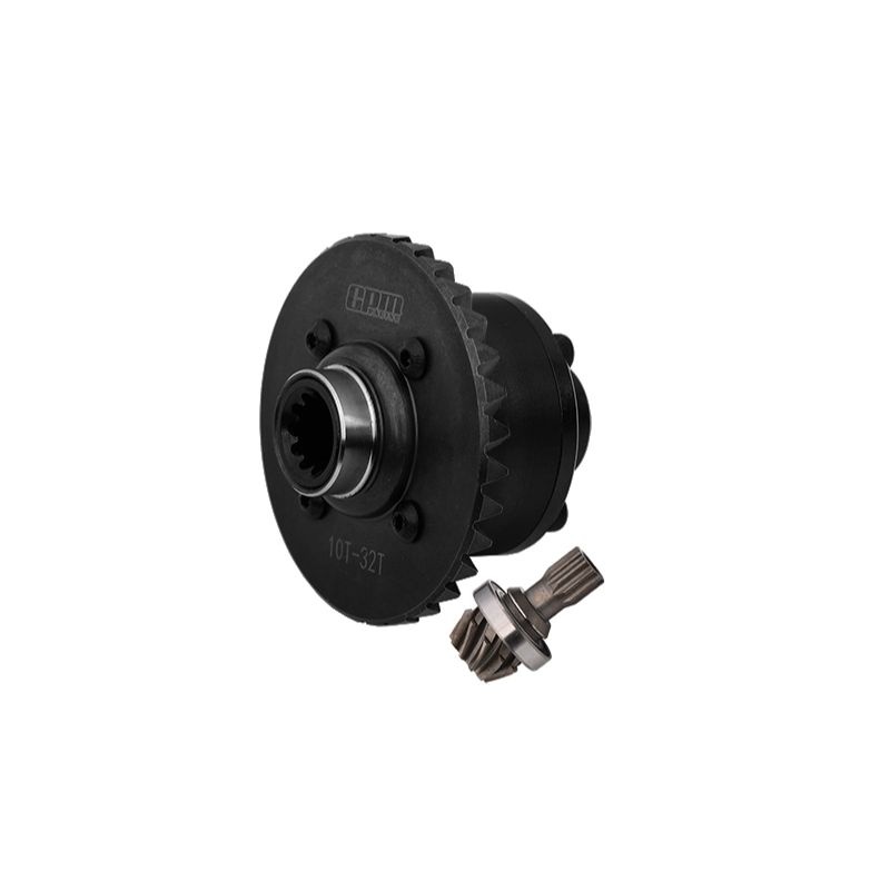 GPM Alu/Stahl Diff hi komplett schwarz (ohne Öl) TRX X-MAXX + XRT TXM1211RBK