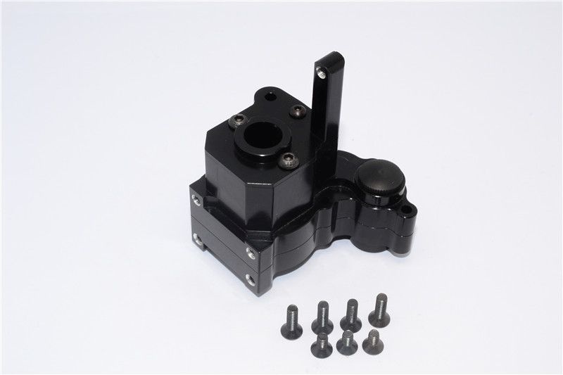 GPM Alu Getriebegehäuse mitte schwarz Axial Wraith